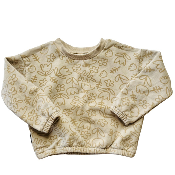 Tiny Tribe Other - Girls Tiny Tribe Pullover Sweatshirt 4 Beige Gold Size 4